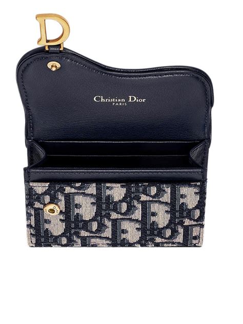 christian dior 1947 card holder|saddle flap card holder Dior.